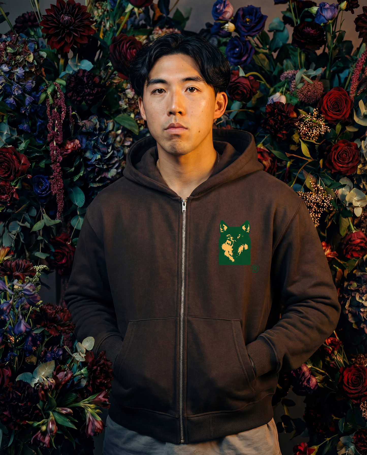 The WLVS Face Hoodie