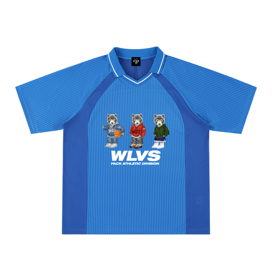 3 LIL WLVS Striped Soccer Jersey