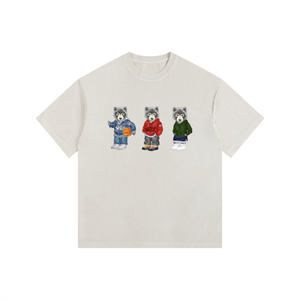 3 Lil WLVS Oversized Cotton T-Shirt