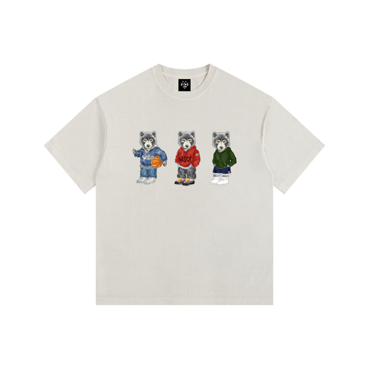 3 Lil WLVS Oversized Cotton T-Shirt