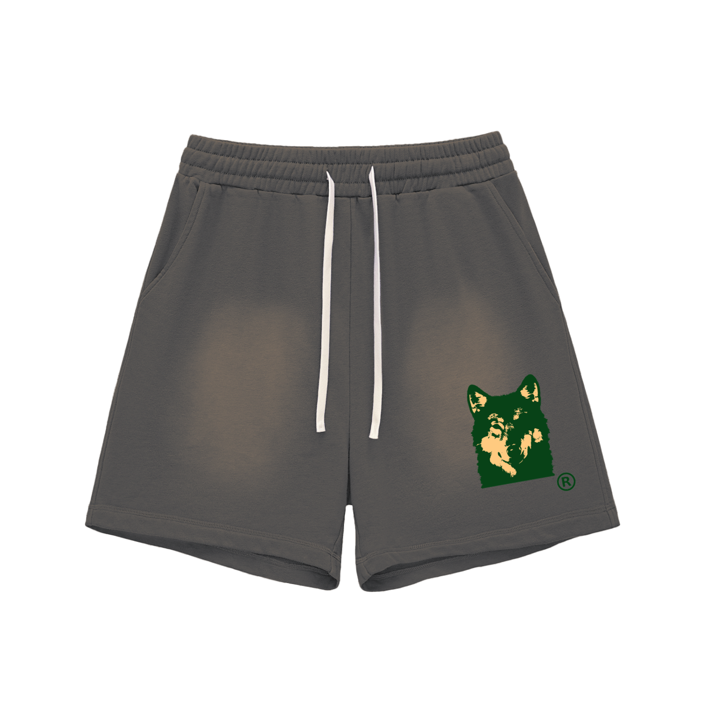 WLVS LOGO Sun Fade Cotton Shorts