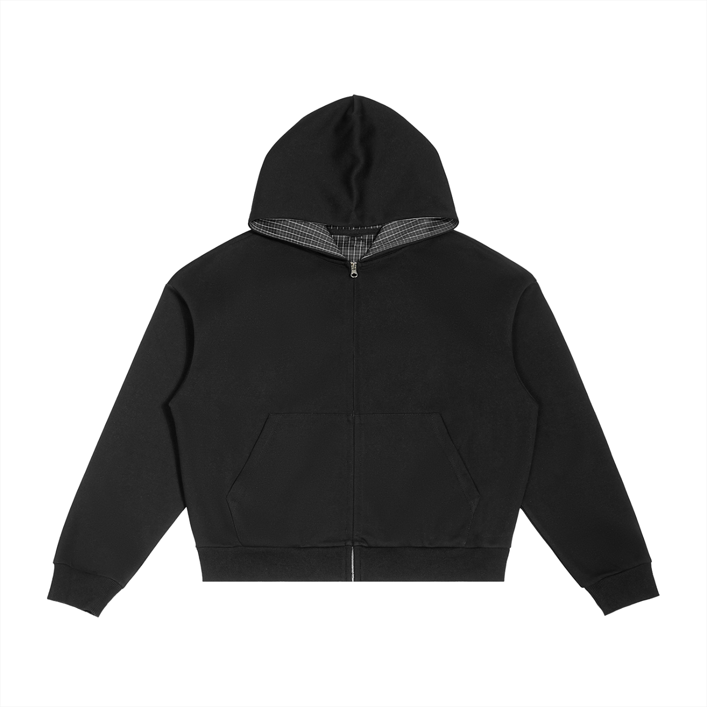 WLVS LOGO Boxy Zip Hoodie