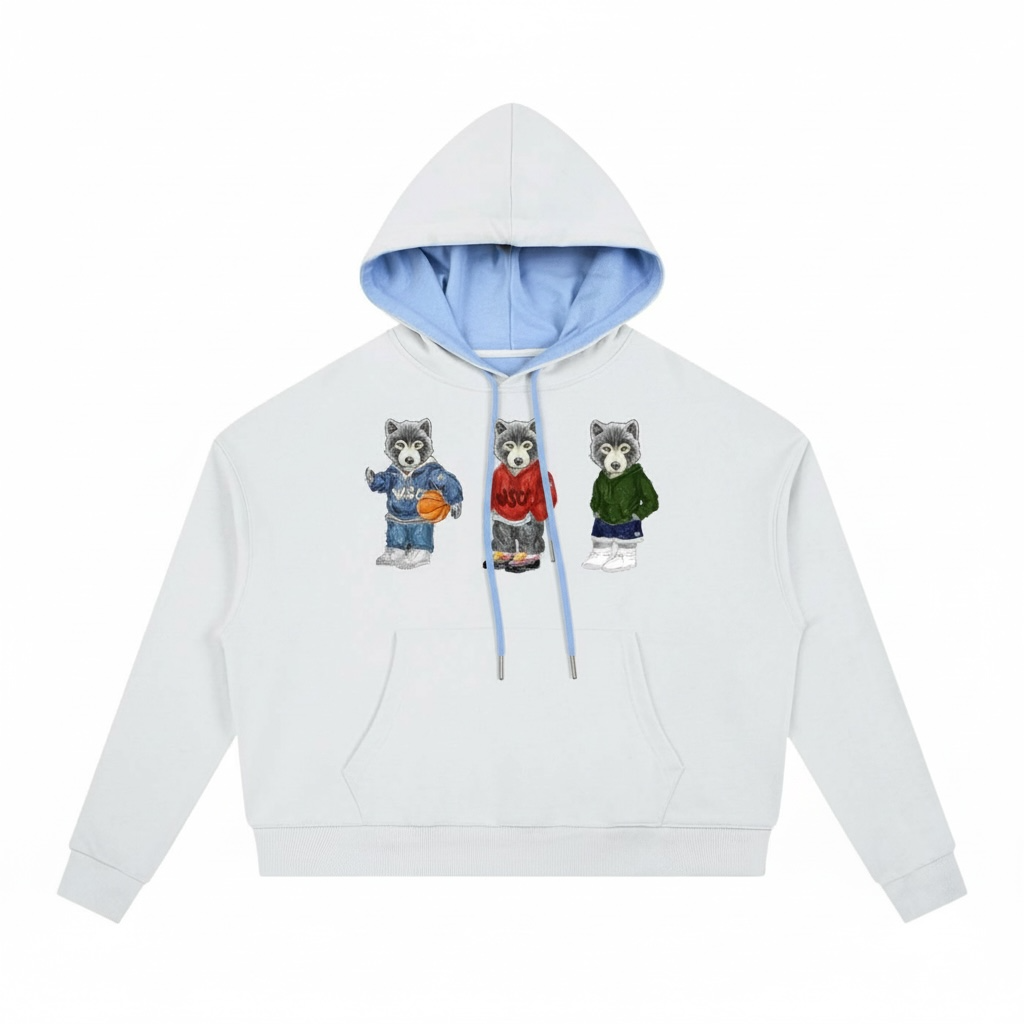 3 little WLVS Hoodie