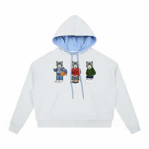 3 little WLVS Hoodie