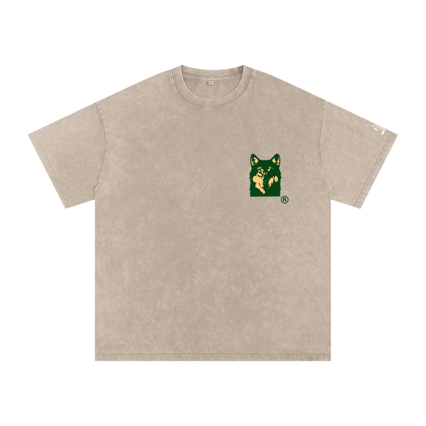 WLVS Washed Oversized Cotton T-Shirt