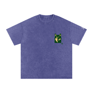 WLVS Washed Oversized Cotton T-Shirt