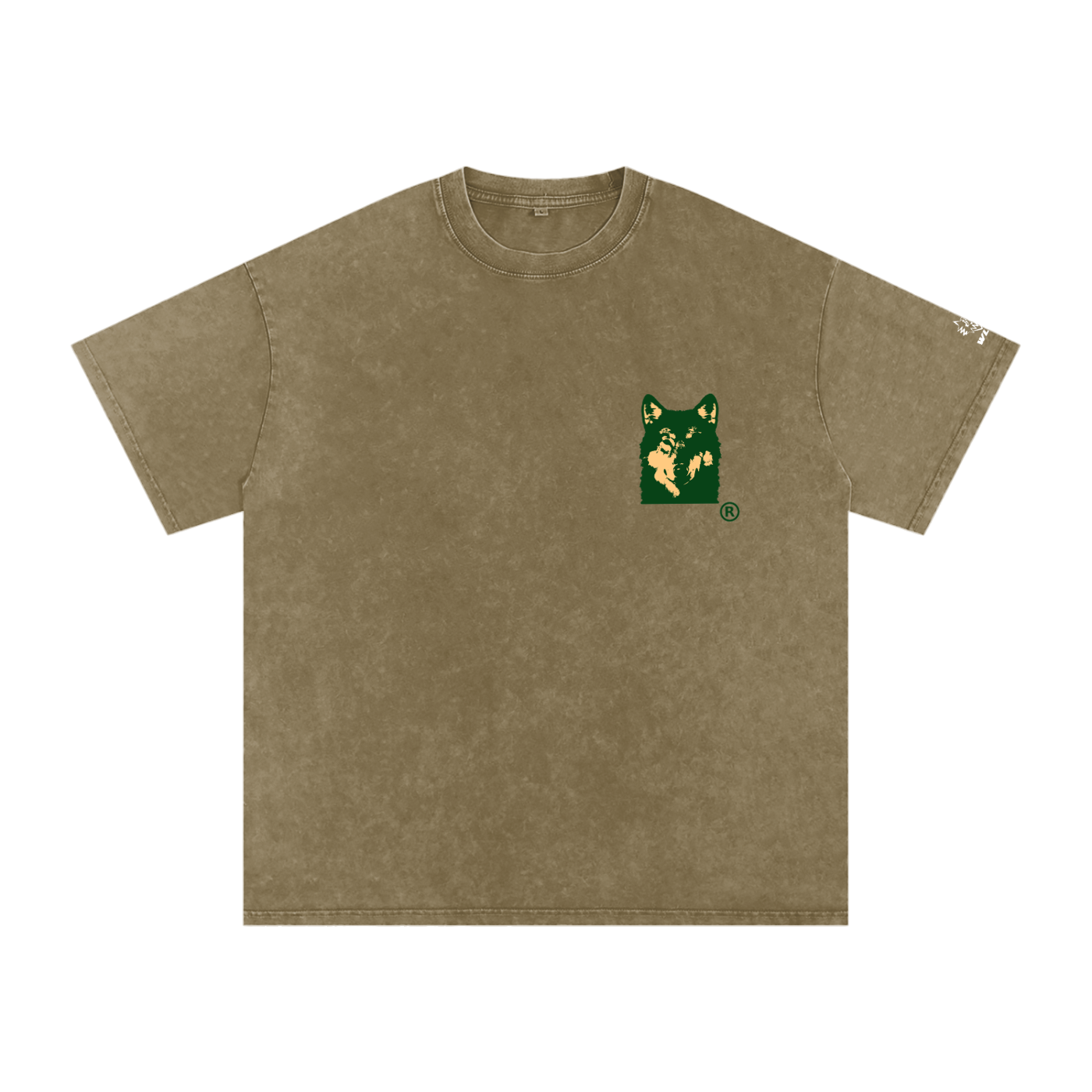 WLVS Washed Oversized Cotton T-Shirt