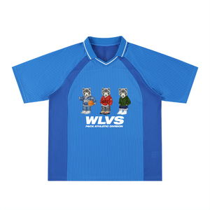 3 LIL WLVS Striped Soccer Jersey