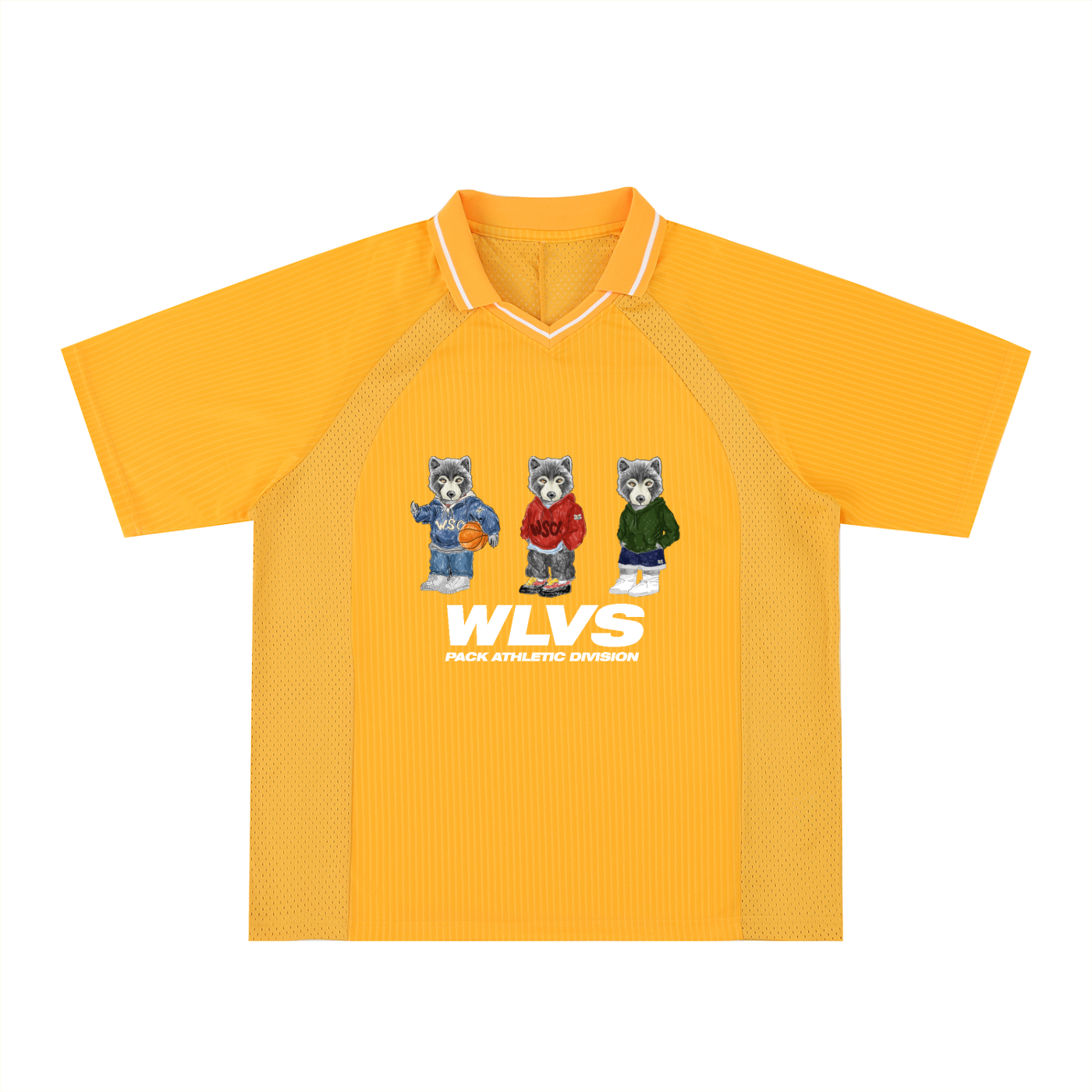 3 LIL WLVS Striped Soccer Jersey
